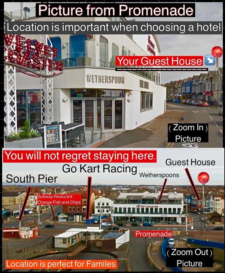 Myroomz Tudor Rose Original Blackpool Esterno foto